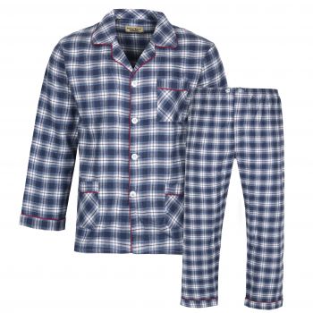 DUŻA PIŻAMA MĘSKA ROZPINANA BAWEŁNIANA MIĘKKA TKANA 5XL PM9