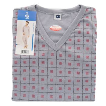 DUŻA PIŻAMA MĘSKA POLSKA 100% BAWEŁNY DŁUGI RĘKAW 3XL 4-102