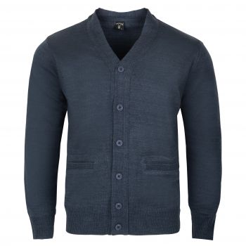 ROZPINANY SWETER MĘSKI WEŁNIANY JEANSOWY NA GUZIKI XL SW877