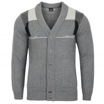ROZPINANY SWETER MĘSKI SZARY NA GUZIKI ROZ.M SW847