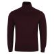 GOLF MĘSKI WEŁNIANY CIENKI SWETER BORDOWY XXL SW511