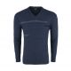 SWETER MĘSKI JEANSOWY SZETLAND WZOREK XL SW172