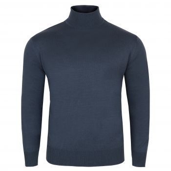 GOLF MĘSKI WEŁNIANY CIENKI SWETER JEANSOWY XXL SW512