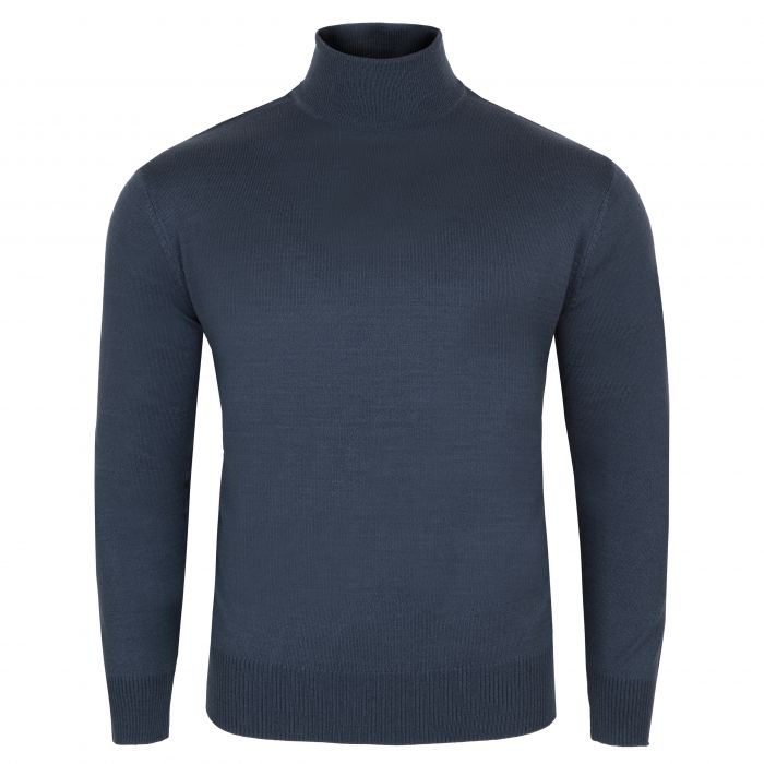 GOLF MĘSKI WEŁNIANY CIENKI SWETER JEANSOWY XXL SW512