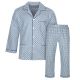 DUŻA PIŻAMA MĘSKA FLANELOWA ROZPINANA 4XL E101