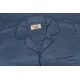 PIŻAMA MĘSKA ROZPINANA RAYON GRANATOWA WE WZORKI 3XL FR8