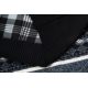 SWETER MĘSKI CIEPŁY NA POLARZE NIEBIESKI CZARNY WE WZORY XL SW735