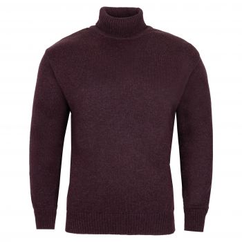 GOLF MĘSKI WEŁNIANY SWETER BORDOWY XL SW917