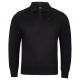 POLO SWETER MĘSKI WEŁNIANY CZARNY Z KOŁNIERZYKIEM ROZ.M SW874