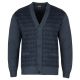 ROZPINANY SWETER MĘSKI NA GUZIKI JEANSOWY WEŁNIANY KIESZENIE XL SW716