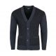 ROZPINANY SWETER MĘSKI NA GUZIKI JEANSOWY WEŁNIANY KIESZENIE ROZ.L SW345