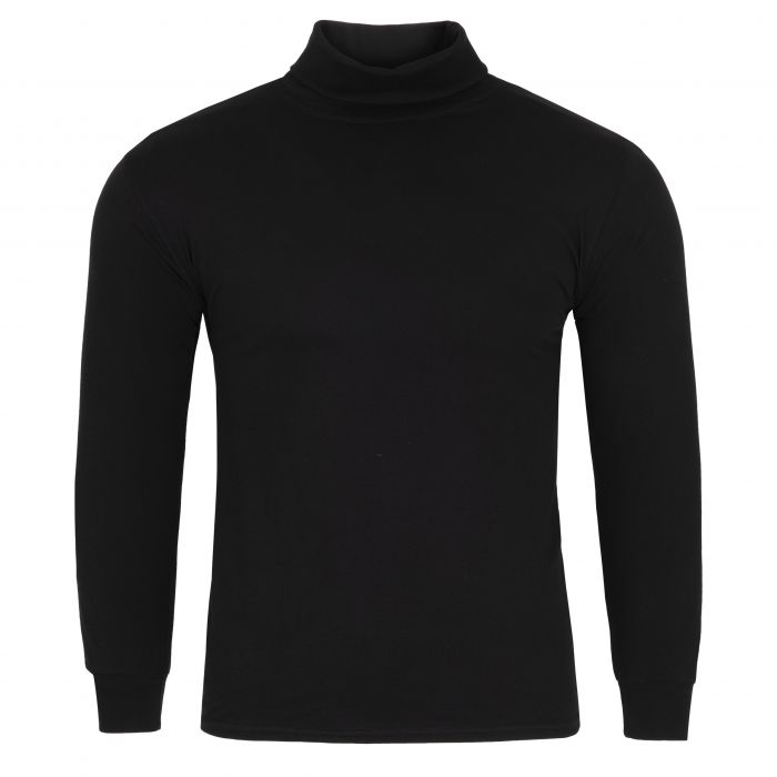 GOLF BAWEŁNIANY MĘSKI CZARNY 100% BAWEŁNY PRODUKT POLSKI 3XL