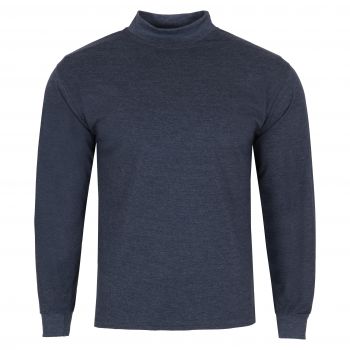 PÓŁGOLF BAWEŁNIANY MĘSKI JEANSOWY 100% BAWEŁNY STÓJKA PRODUKT POLSKI XXL