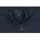 SWETER MĘSKI WEŁNIANY JEANSOWY ROZSUWANY PÓŁ SUWAK TŁOCZONY WZÓR XXL SW920