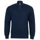 SWETER MĘSKI WEŁNIANY NIEBIESKI ROZSUWANY PÓŁ SUWAK GŁADKI XXL SW918
