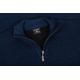 SWETER MĘSKI WEŁNIANY NIEBIESKI ROZSUWANY PÓŁ SUWAK GŁADKI XXL SW918