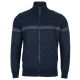 SWETER MĘSKI WEŁNIANY NA SUWAK GRANATOWY ROZSUWANY ROZPINANY ROZ.L SW957
