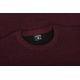 SWETER MĘSKI BORDOWY WEŁNIANY GŁADKI POD SZYJĘ OKRĄGŁY XL SW926