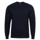 SWETER MĘSKI GRANATOWY BORDOWY WEŁNIANY WZORY POD SZYJĘ XL SW929