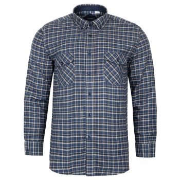 BAWEŁNIANA KOSZULA MĘSKA W KRATKĘ A'LA FLANELOWA XL 42/43 KS33
