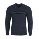 SWETER MĘSKI JEANSOWY SZETLAND WZOREK XL SW326