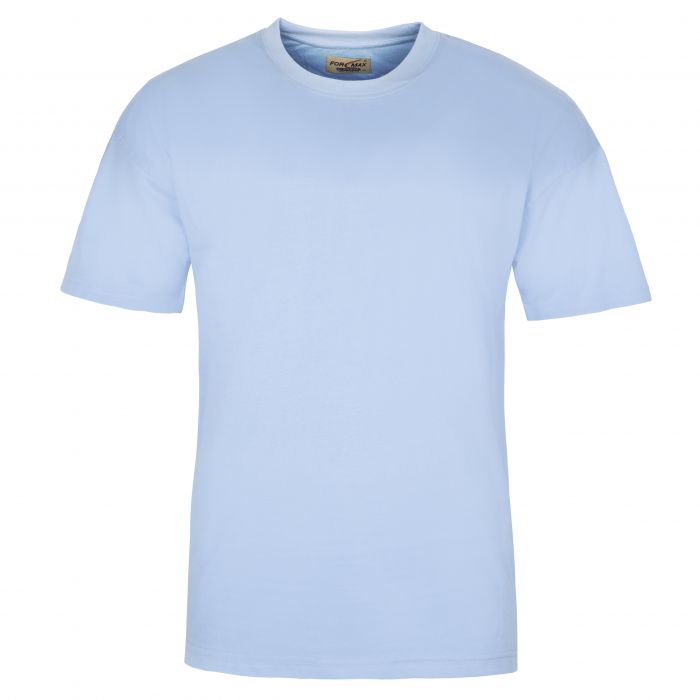 T-SHIRT MĘSKI BŁĘKITNY JAŚNIEJSZY KOSZULKA 100% BAWEŁNY XXL H107