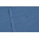 LNIANA BAWEŁNIANA KOSZULA MĘSKA JEANSOWA KRÓTKI RĘKAW 3XL 45/46