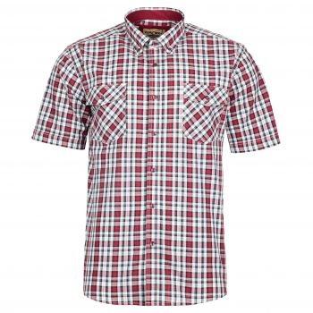 KOSZULA MĘSKA W KRATKĘ 100% BAWEŁNY DWIE KIESZENIE XXL 43/44 FS208KR