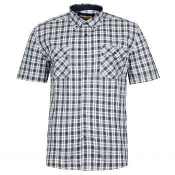 KOSZULA MĘSKA W KRATKĘ 100% BAWEŁNY DWIE KIESZENIE ROZ.L 41/42 FS210KR