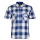 DUŻA KOSZULA SPORTOWA MĘSKA W KRATKĘ 100% BAWEŁNY 4XL 47/48 FS206KR