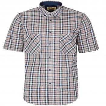 DUŻA KOSZULA SPORTOWA MĘSKA W KRATKĘ 100% BAWEŁNY 6XL 50/51 FS157KR