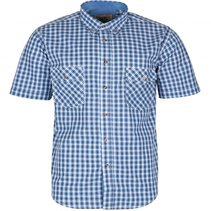 DUŻA KOSZULA SPORTOWA MĘSKA W KRATKĘ 100% BAWEŁNY 6XL 50/51 FS162KR