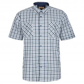DUŻA KOSZULA SPORTOWA MĘSKA W KRATKĘ 100% BAWEŁNY 4XL 47/48 FS218KR