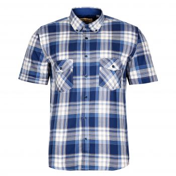 DUŻA KOSZULA SPORTOWA MĘSKA W KRATKĘ 100% BAWEŁNY 6XL 50/51 FS206KR