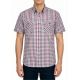 DUŻA KOSZULA SPORTOWA MĘSKA W KRATKĘ 100% BAWEŁNY 4XL 47/48 FS220KR