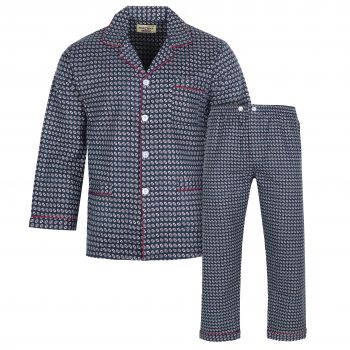 PIŻAMA MĘSKA FLANELOWA FORMAX ROZPINANA BAWEŁNA XL E88