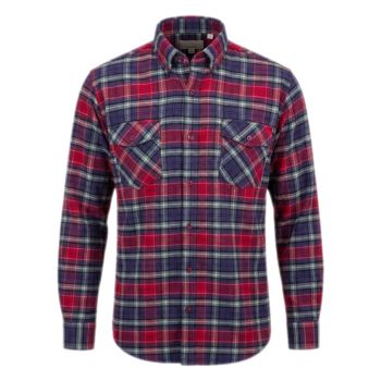 FLANELOWA KOSZULA MĘSKA FORMAX KRATKA 100% BAWEŁNY REGULAR ROZ.L 41/42 FF87