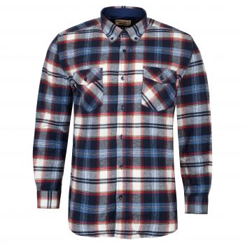 FLANELOWA KOSZULA MĘSKA FORMAX KRATKA BAWEŁNA REGULAR XXL 43/44 FF90