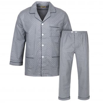 PIŻAMA MĘSKA FLANELOWA FORMAX ROZPINANA BAWEŁNA 3XL E108