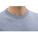SWETER MĘSKI JEANS JASNY GŁADKI WEŁNIANY CIENKI POD SZYJĘ 3XL SW48