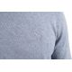 SWETER MĘSKI JEANS JASNY GŁADKI WEŁNIANY CIENKI POD SZYJĘ 3XL SW48