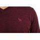 SWETER MĘSKI W SEREK BORDOWY GŁADKI WEŁNIANY CIENKI 3XL SW52